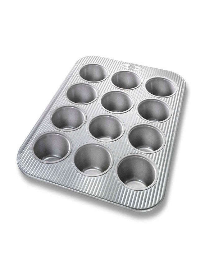 USA Pan 1200MFLD-ST Bakeware Nonstick Cupcake and Muffin Pan with LId - Image 1