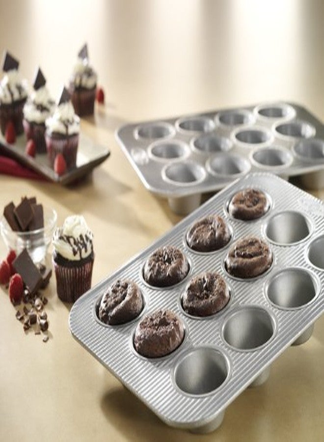 USA Pan 1200MFLD-ST Bakeware Nonstick Cupcake and Muffin Pan with LId - Image 2