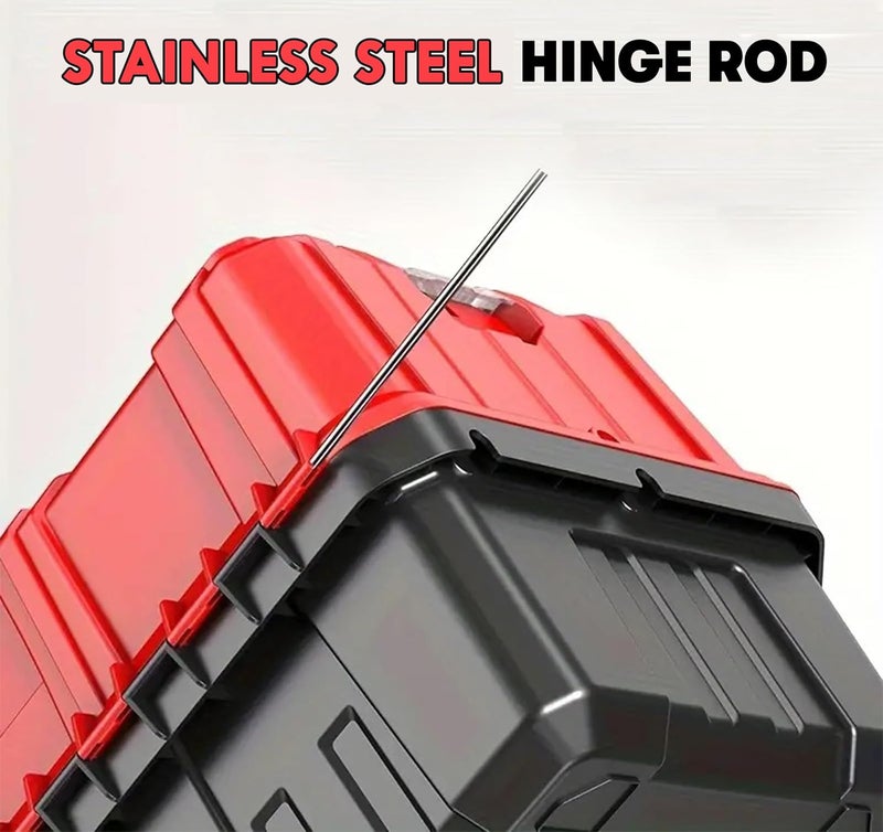 JPT صندوق تنظيم الأدوات JPT للاستخدام الثقيل مجموعة صناعية منزلية صندوق أدوات متعدد الوظائف صندوق كهربائي قابل للطي متعدد الطبقات - Image 5