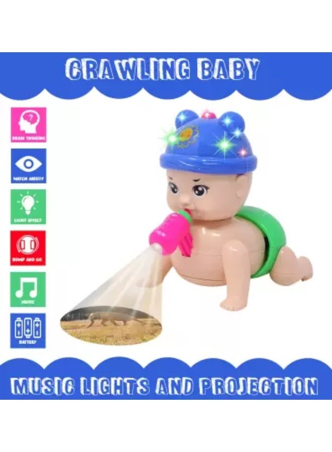 Toy Box Musical Baby Crawling Early Learning Plastic Toy with 3D Lights & Sound for Babies Gift for kids - Image 1
