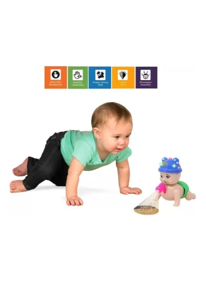 Toy Box Musical Baby Crawling Early Learning Plastic Toy with 3D Lights & Sound for Babies Gift for kids - Image 2