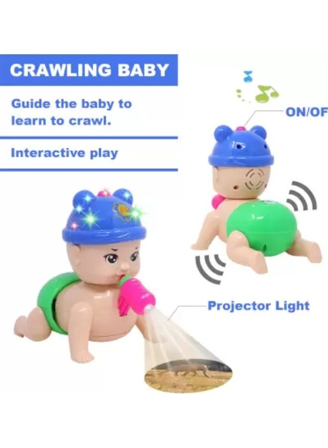Toy Box Musical Baby Crawling Early Learning Plastic Toy with 3D Lights & Sound for Babies Gift for kids - Image 3
