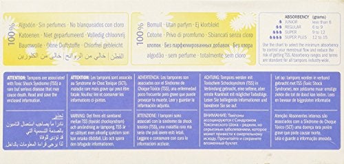 Natracare Tampons Super with Applicator 16 Ct (Pack of 3) - Image 3