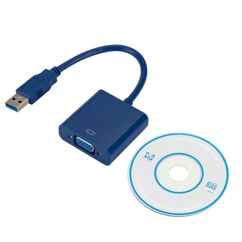 USB3.0 To VGA Adapter USB to VGA External Video Card VGA Converter for Desktop Laptop PC to Monitor Projector - Image 5