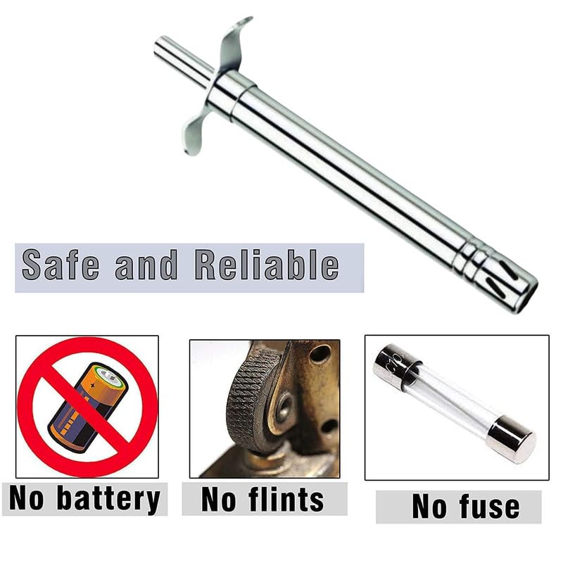 Sun Flash MultiUse Lighter Plastic Knob Pipe Clampstyle code391and Knife Prestige Butterfly Usha Surya Sun Flame Super Flame Gas Stove More - Image 2