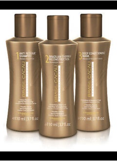 Cadiveu Cadiveu Brazilian Thermal Reconstruction Keratin Hair Care Kit, 330ml  - Image 2