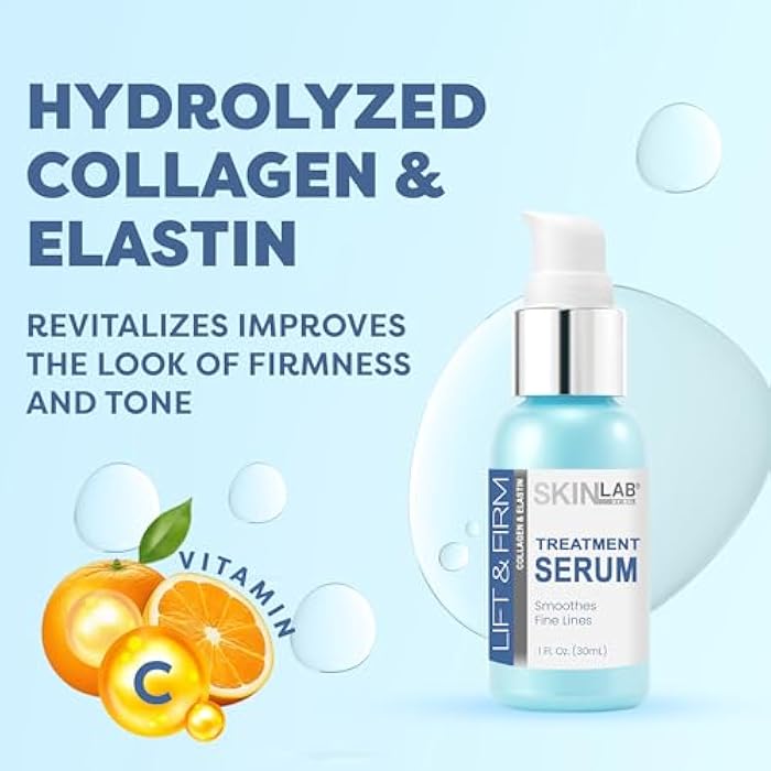 SKIN LAB BY BSL SKIN LAB Lift & Firm Serum – Collagen, Vitamin C & E, Dark Spot & Acne Scar Treatment, Hydrating Formula for Women, 1 oz - Image 5