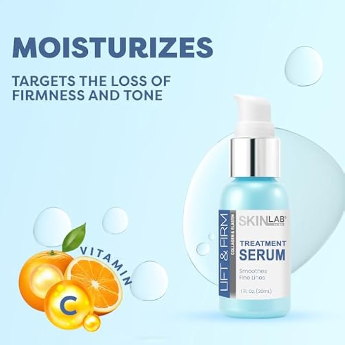 SKIN LAB BY BSL SKIN LAB Lift & Firm Serum – Collagen, Vitamin C & E, Dark Spot & Acne Scar Treatment, Hydrating Formula for Women, 1 oz - Image 3