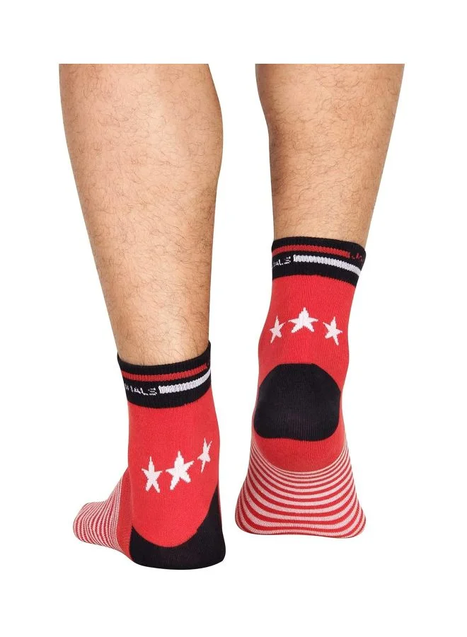 JOCKEY Jockey Men Ankle Length Printed Socks Multi Coloured 202229655 9900