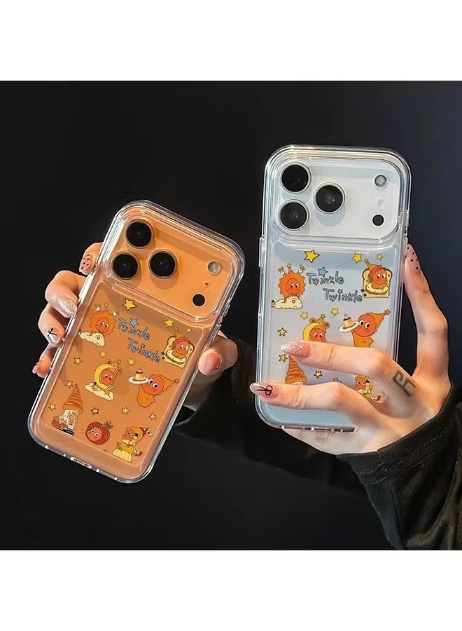 متوافق مع غلاف iPhone 17 Pro - غلاف هاتف Star Person - غلاف هاتف Star Person للرسومات الجدارية - غلاف هاتف بأشكال شخصيات كرتونية - غلاف هاتف شفاف - أجهزة حماية مدمجة من TPU مقاومة الصدمات - Image 5