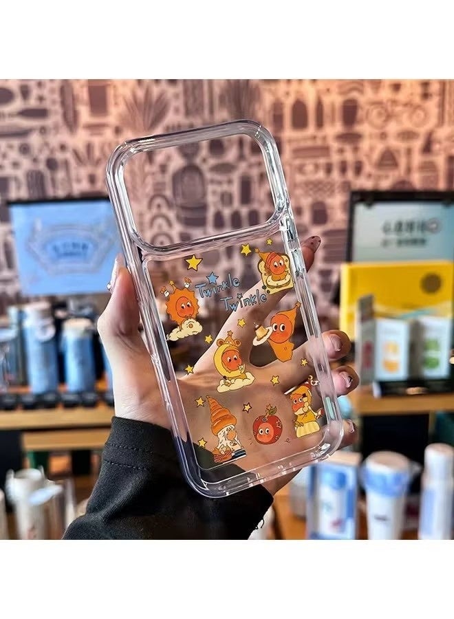 متوافق مع غلاف iPhone 17 Pro - غلاف هاتف Star Person - غلاف هاتف Star Person للرسومات الجدارية - غلاف هاتف بأشكال شخصيات كرتونية - غلاف هاتف شفاف - أجهزة حماية مدمجة من TPU مقاومة الصدمات - Image 2