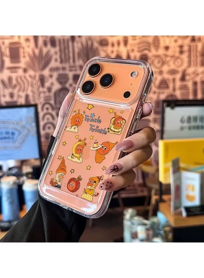 متوافق مع غلاف iPhone 17 Pro - غلاف هاتف Star Person - غلاف هاتف Star Person للرسومات الجدارية - غلاف هاتف بأشكال شخصيات كرتونية - غلاف هاتف شفاف - أجهزة حماية مدمجة من TPU مقاومة الصدمات - Image 3