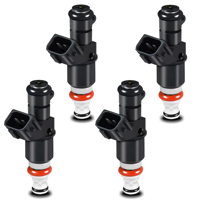 STZJAYE Fuel Injectors FJ484 Set of 4 Compatible with Acura RSX 20022006for Honda Accord 20032007for Civic 20022005 for CRV 20052009 for Element 20032011 Replace 16450RAAA01