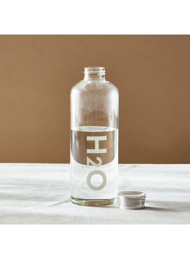 DANUBE HOME Orchid Borosilicate Glass Bottle-1000ml, Clear, Glass Bottle For Meal Preparation, For Meal Preparation, Dining Service And Everyday Kitchen Organization - Image 2