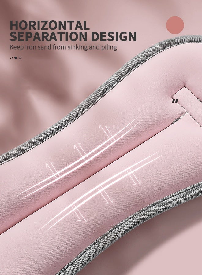 GROIC مجموعة أوزان للكاحل مكونة من قطعتين لأوزان الذراع والساق مع حزام قابل للتعديل للركض والجمباز والتمارين الرياضية والعلاج الطبيعي - زوج 1 كجم - Image 2