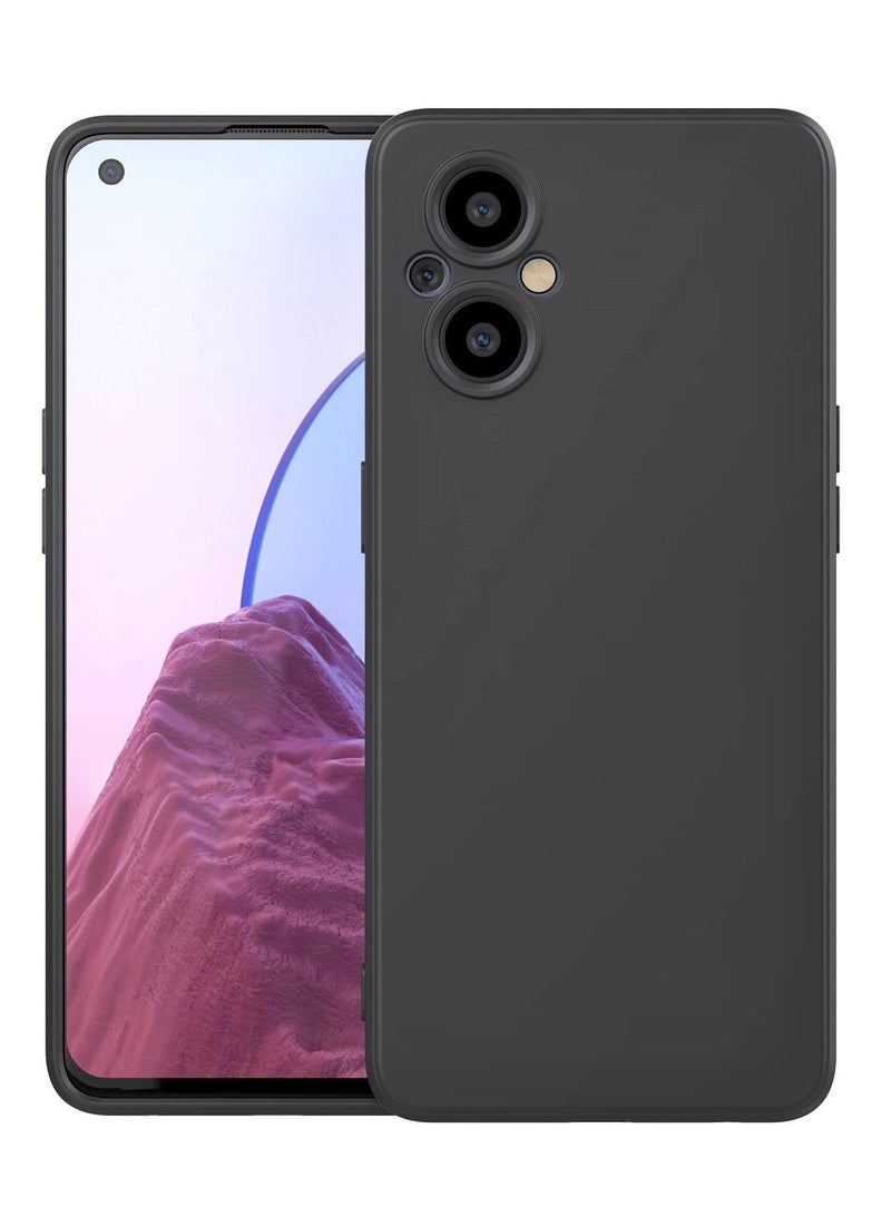 BORTONY OnePlus Nord N20 Case with Anti-Scratch Microfiber Soft Liquid Silicone Camera Protective Cover - Image 1