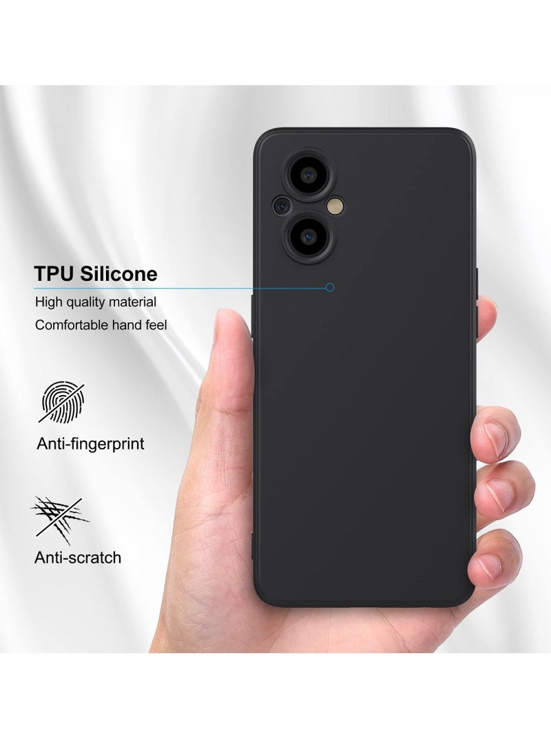 BORTONY OnePlus Nord N20 Case with Anti-Scratch Microfiber Soft Liquid Silicone Camera Protective Cover - Image 3