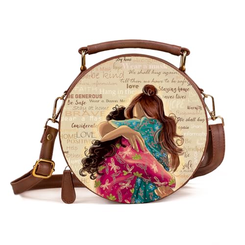 Kalankit Birthday Gifts For Women, Round Box Sling Bags For Woman | Crossbody Travel Side Bag For Best Friend, Cute Gifts for Female, Teenage Girls, Birthday Present for BFF - Image 1