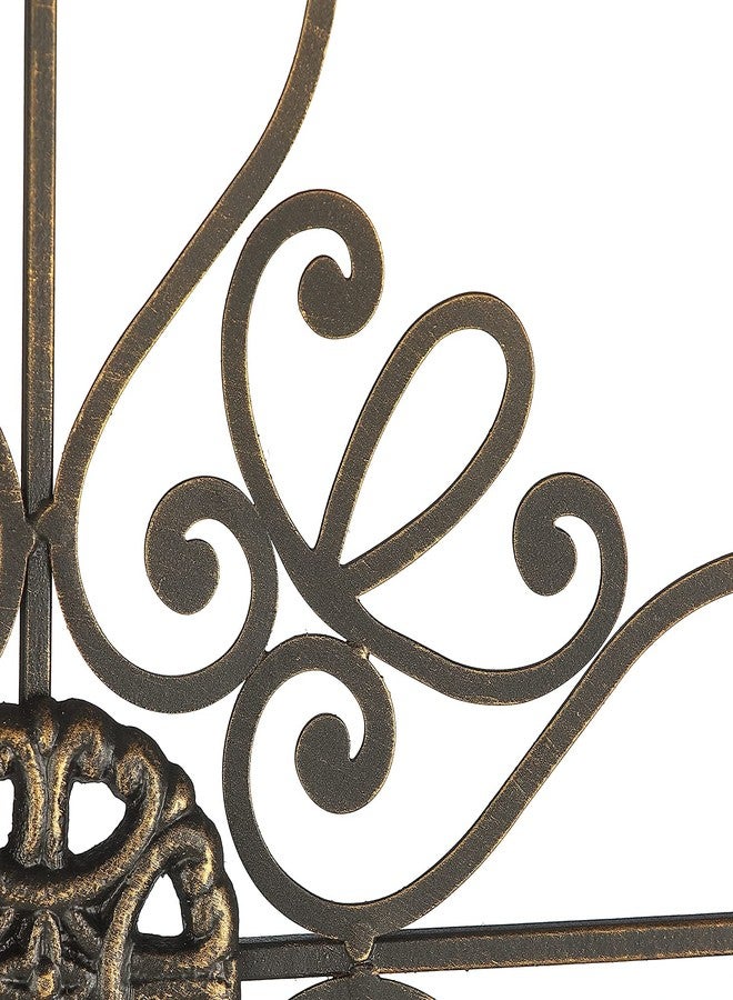 Retrome ديكور حائط معدني على شكل صليب من ريتروم، ارتفاع 27 بوصة، مزين بسهام، لون برونزي... - Image 5