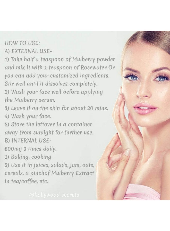 هوليوود سيكريتس مسحوق مستخلص التوت النقي لتفتيح البشرة 50 جرام - Image 3