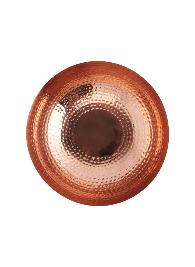 Creative Co-op Round Hammered Metal Bowl Copper Finish  - Image 5