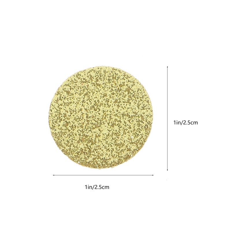 Gold Glitter Confetti Set for Birthday Party Table Decorations and Centerpiece Supplies - Image 3