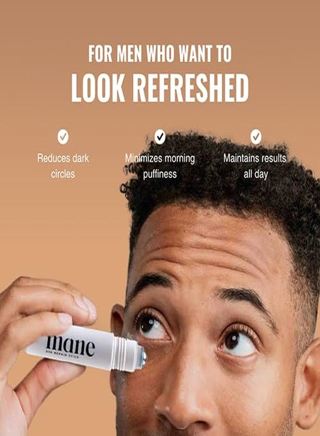 Superior Mane EyeStick Repair for Men | UnderEye Serum Roller for Dark Circles w/Caffeine, Vitamin B3 Peptides & Ceramides | Reduces Puffiness Dark Circles | Anti-Aging Under Eye Stick Dark Circle - Image 3