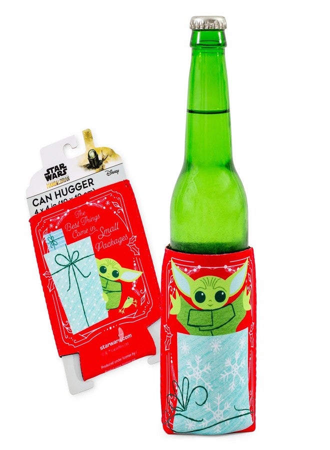 سيلفر بوفالو ستار وورز: ذا ماندالوريان هوليداي غروغو نيوبرين كان هاغر | غلاف عازل للبيرة والمشروبات الغازية وغيرها من المشروبات | يناسب معظم العلب سعة 12 أونصة - Image 2