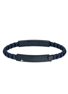 Incrocio Blue Leather With Ipblue Bracelet