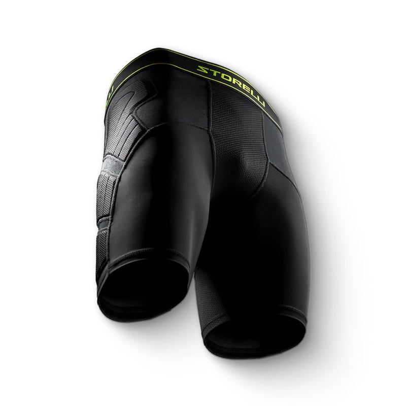 Storelli Unisex BodyShield Impact Sliders HighImpact Protection SweatWicking UVResistant Athletic Undershorts for Soccer HeavyDuty Sports Black Youth Medium - Image 2