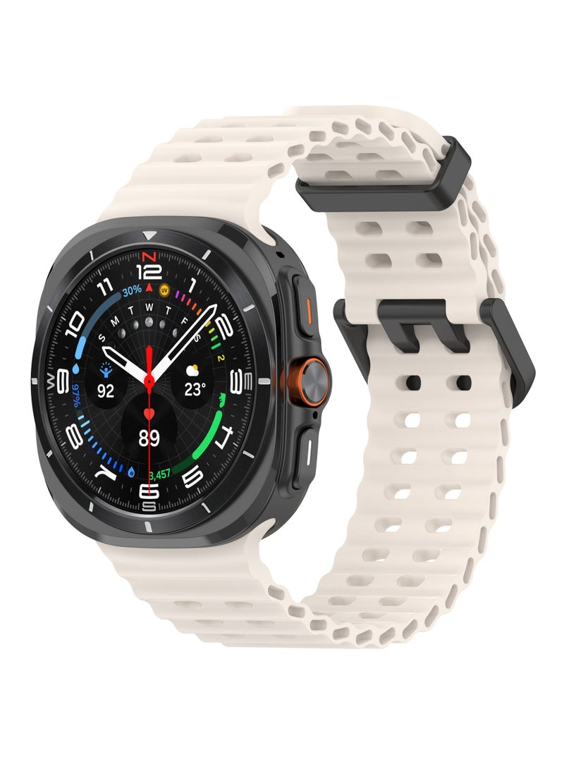3 Pack Samsung Galaxy Watch Ultra 2025 47mm Soft Silicone Replacement Strap - High Quality, Lightweight, Stylish  Durable - Easy Installation - Replacement Strap for Samsung Galaxy Watch Ultra 2025 47mm - Image 2