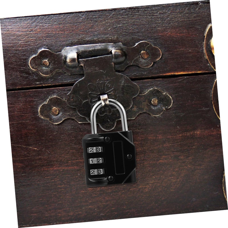 Keyless Portable Combination Padlock For Luggage Gym Lockers Backpacks Travel - Image 5