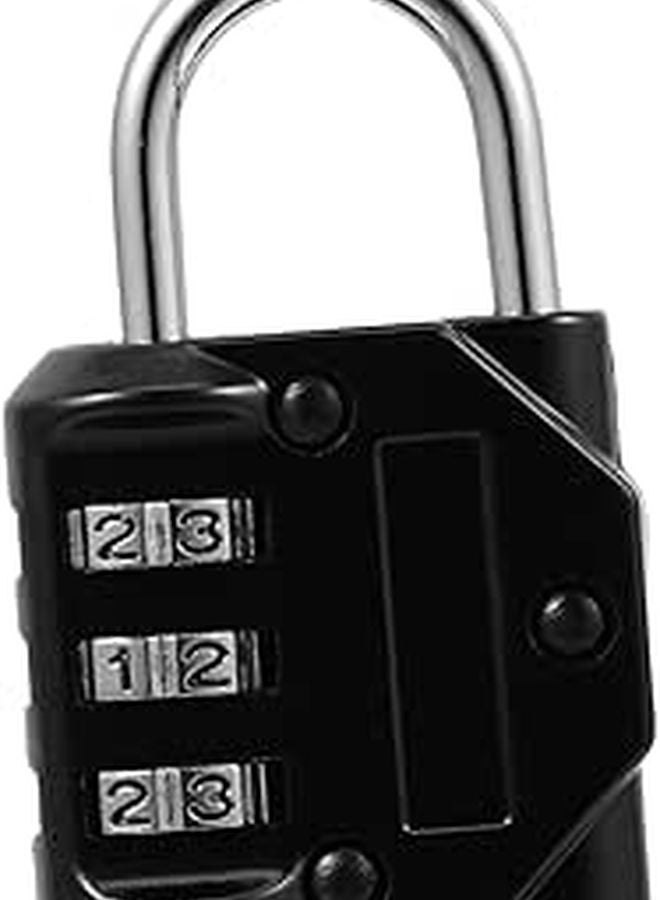 Keyless Portable Combination Padlock For Luggage Gym Lockers Backpacks Travel - Image 1