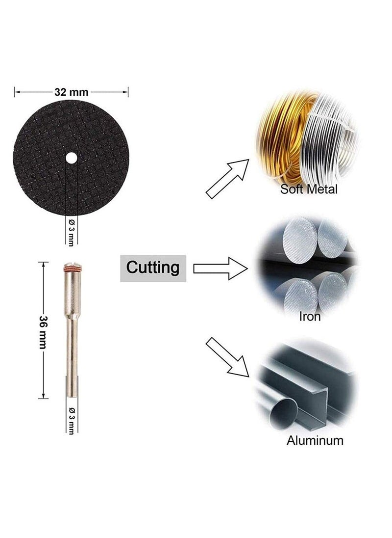 DIY Crafts DIY Crafts CTDIYHI23416 Abrasive Cutting Diamond Cutting Disc Cutting Sheet Circular Saw Blade Woodworking for Dremel Mini Drill Power  - Image 3