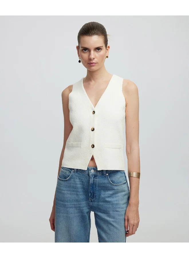 Ipekyol Buttoned Knit Waistcoat