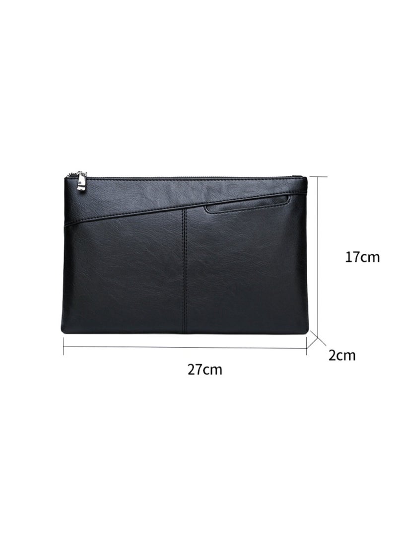 Stylish simple large capacity men's handheld bag, suitable for business and leisure - Image 1