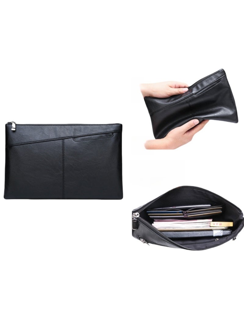 Stylish simple large capacity men's handheld bag, suitable for business and leisure - Image 2