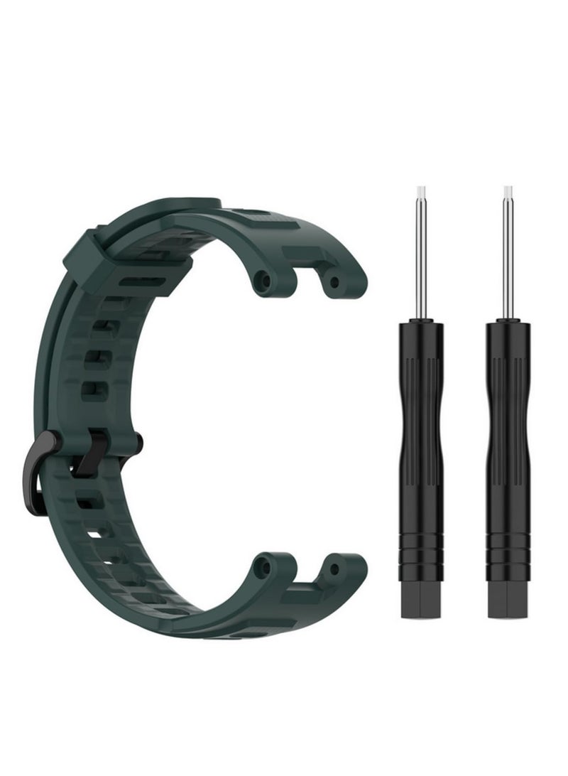 Replacement Silicone Watch Band For Huami Amazfit T Rex and T Rex Pro Strap Durable Soft Comfortable Sport Wristband Compatible with Amazfit T Rex Series Smartwatch - Image 1