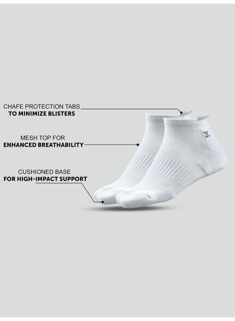 XYXX XYXX Men's Cotton Blend Modern Intellieaze Everyday Ankle-Length Socks With Odour-Free Freshness pack of 4 - Image 3