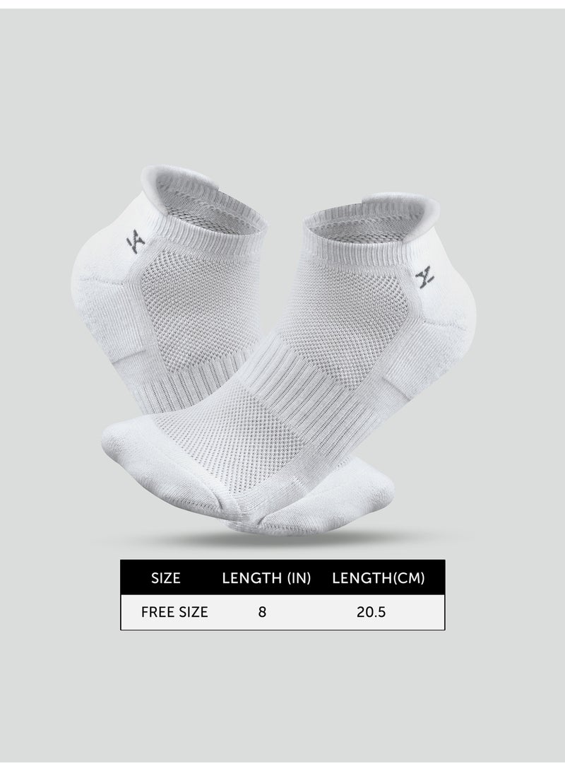 XYXX XYXX Men's Cotton Blend Modern Intellieaze Everyday Ankle-Length Socks With Odour-Free Freshness pack of 4 - Image 5