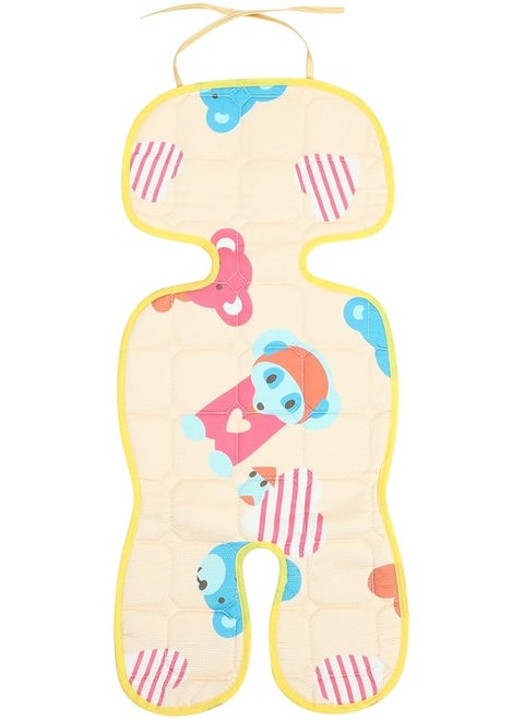 Baby Stroller Liner Seat Pad 3D Ice Silk Stroller Liner Gel Car Seat Cooler Pad For Children Summer