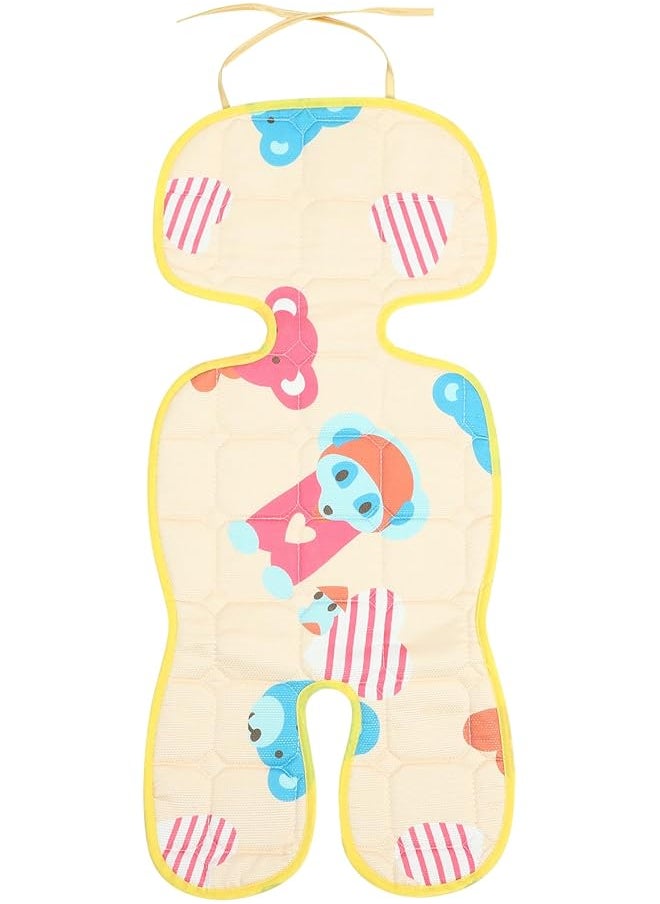 erorex - Baby Stroller Liner Seat Pad 3D Ice Silk Stroller Liner Gel Car Seat Cooler Pad For Children Summer - Image 1