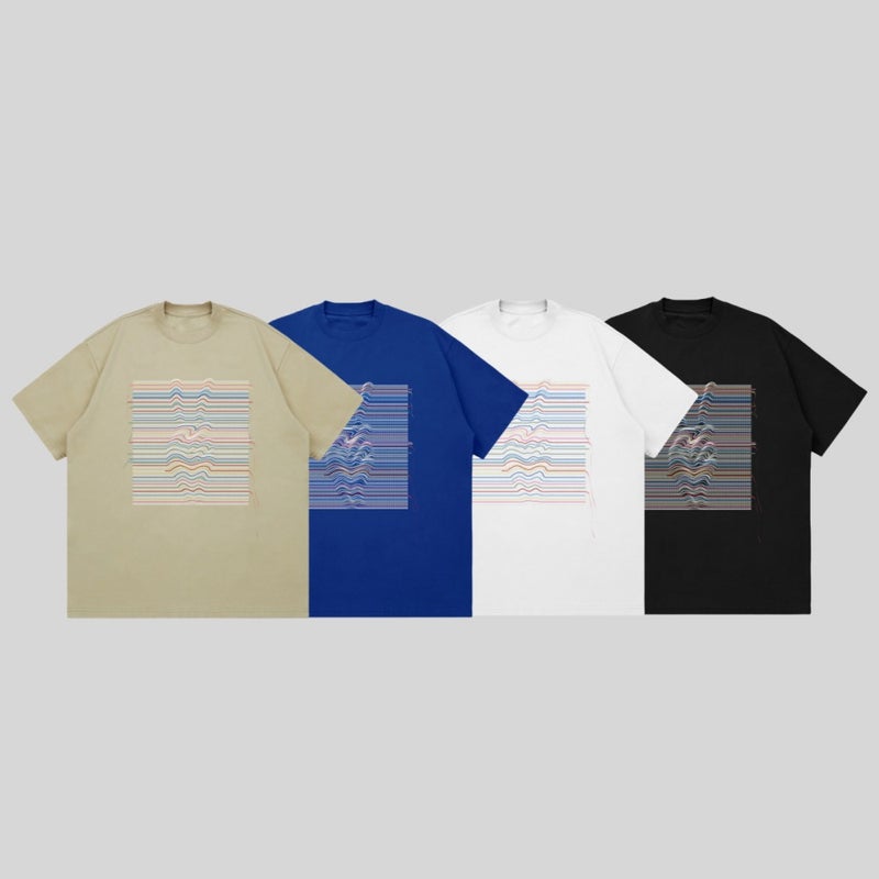 Niche Design Sense Three-Dimensional Printed Short-Sleeved T-Shirt Men'S Summer Instagram Popular Brand Street Style Loose Heavy Student Top - Image 2