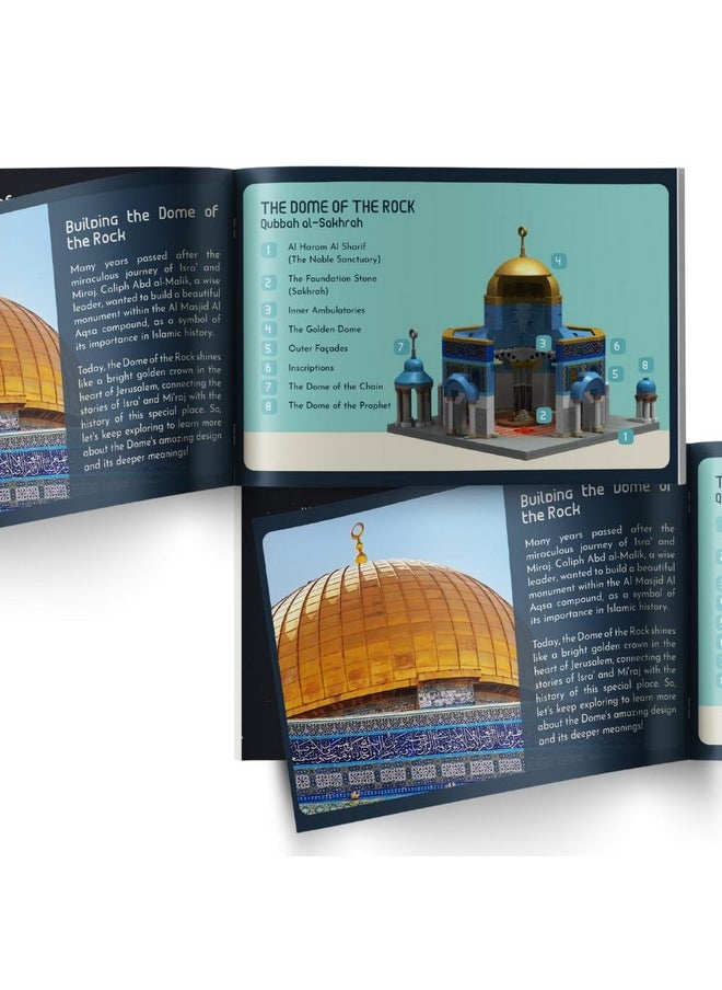 takva TAKVA DEENBLOCKS Dome of The Rock Building Muslim Blocks, Al Aqsa, Kaaba Bricks, Masjid, Ramadan Gift, Toy, Hajj Gift, Islamic Educational Game for Adults/Families/Kids/Children  - Image 4
