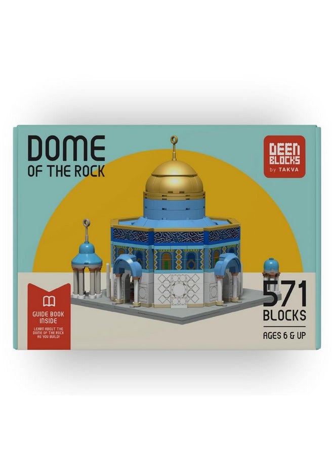 takva TAKVA DEENBLOCKS Dome of The Rock Building Muslim Blocks, Al Aqsa, Kaaba Bricks, Masjid, Ramadan Gift, Toy, Hajj Gift, Islamic Educational Game for Adults/Families/Kids/Children  - Image 3