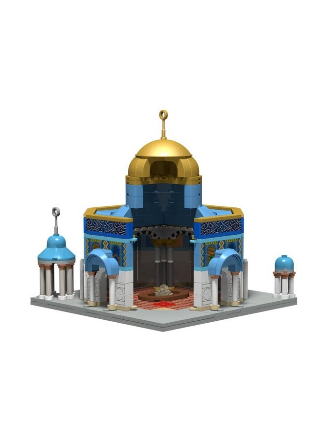 takva TAKVA DEENBLOCKS Dome of The Rock Building Muslim Blocks, Al Aqsa, Kaaba Bricks, Masjid, Ramadan Gift, Toy, Hajj Gift, Islamic Educational Game for Adults/Families/Kids/Children  - Image 2