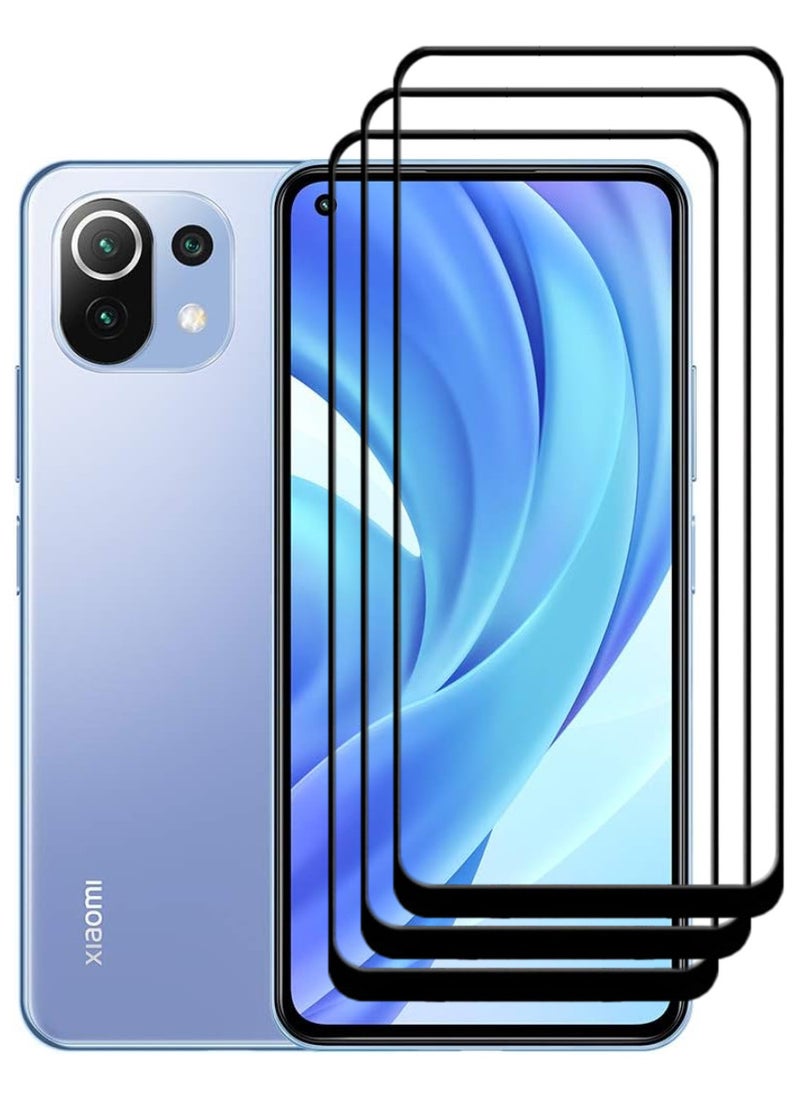 ACLIX 3 Pieces Antistatic ESD Dustproof Premium Quality High Definition Tempered Glass Screen Protector Designed For Xiaomi Mi 11 Lite - Image 1