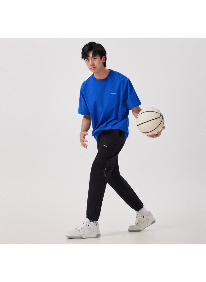 Cabbeen Embroidered Sweatpants Loose Casual Pants Fashionable Comfortable Trousers Trendy - Image 5