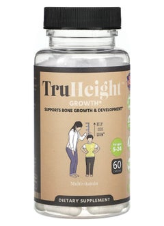 TruHeight  Height Growth Multivitamin For Ages 5-24 60 Capsules 