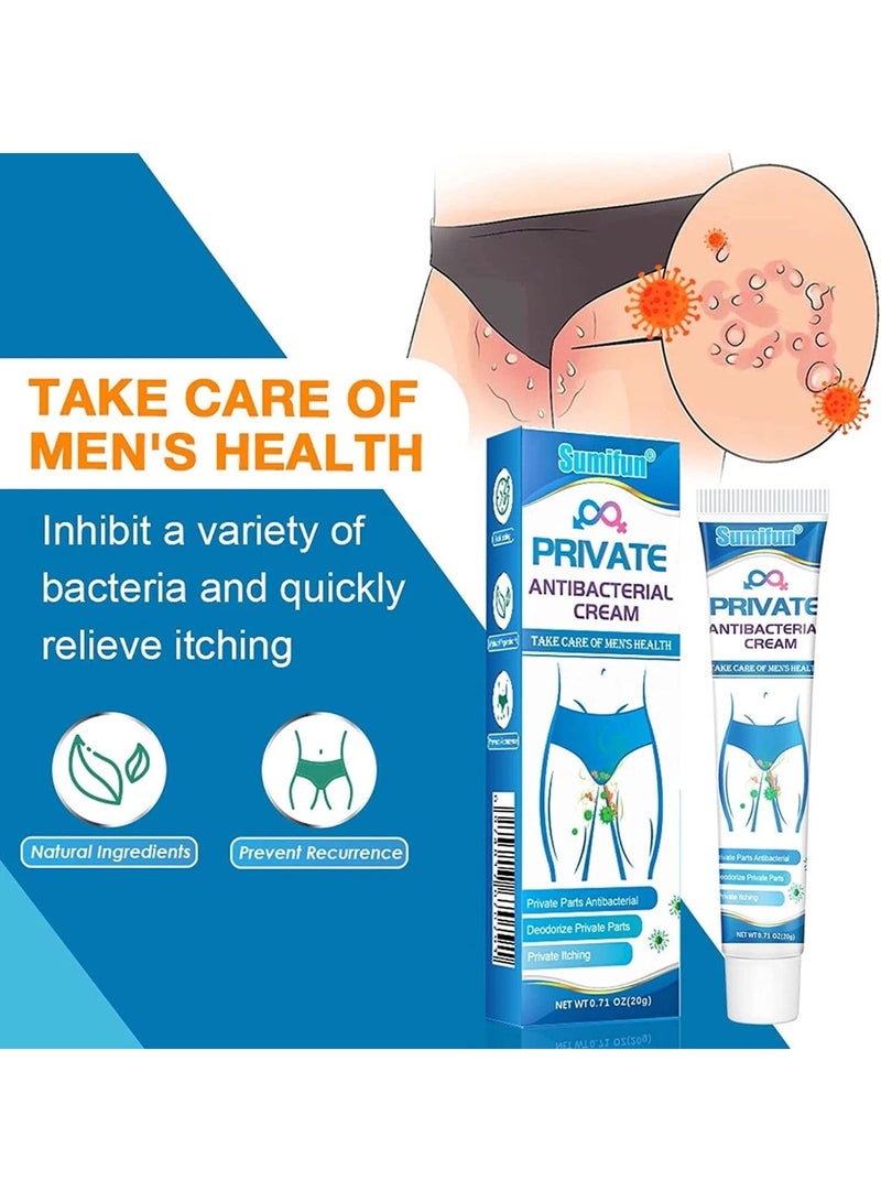 Sumifun Antibacterial Cream for Skin Itching Relief | Private Area Care & Antifungal Support | Soothing Itch Relief & Hygiene Protection | Daily Skin Care Treatment | 20g - Image 2